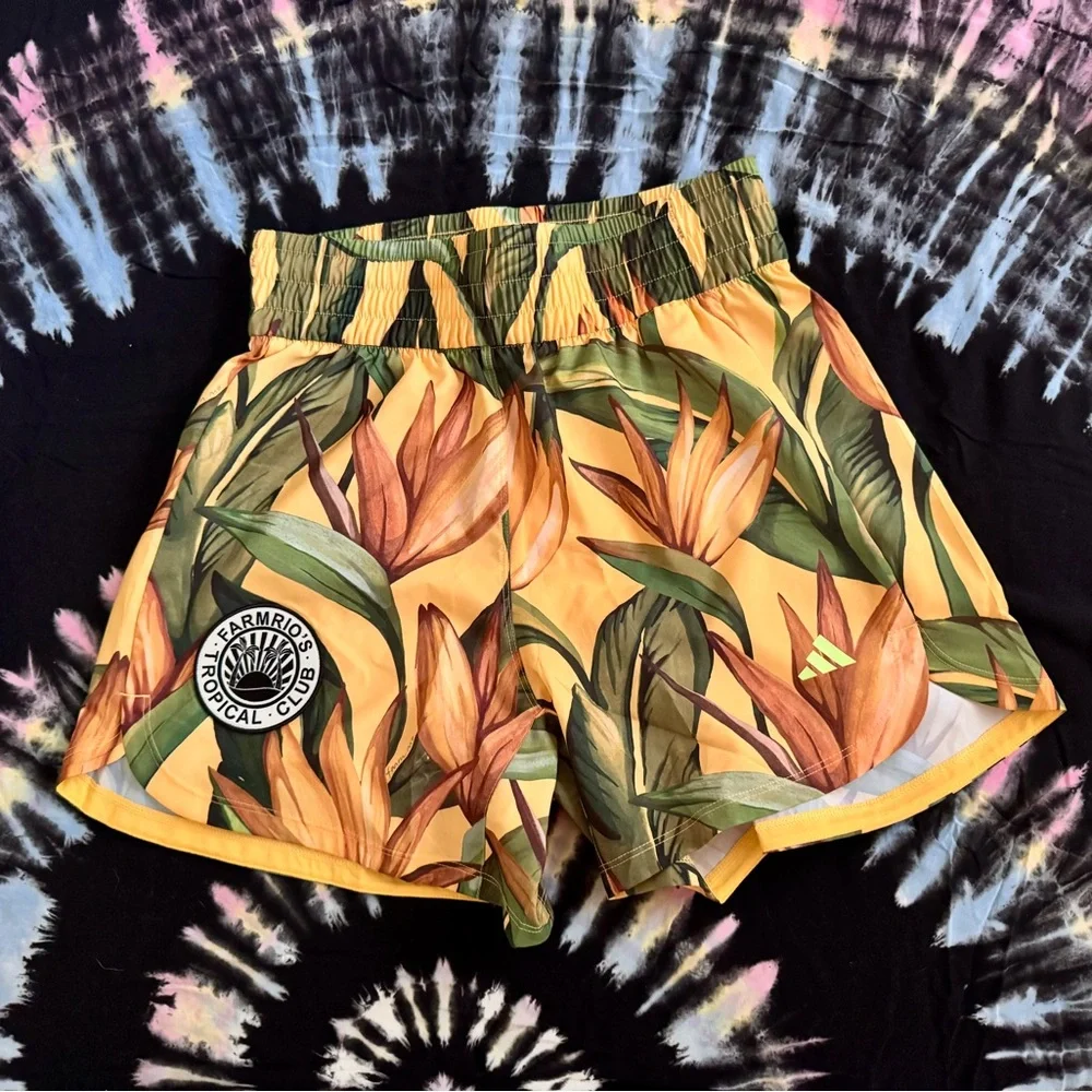 FARM Rio Adidas Birds of Paradise Semi Spark Shorts - Picture 4 of 9